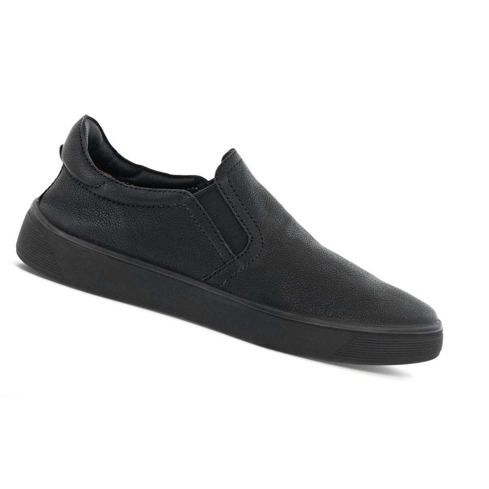 Pánské Boty Casual Ecco Street Tray Retro Slip-on Černé | CZ 499ILH